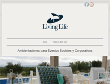 Tablet Screenshot of livinglife.com.ar